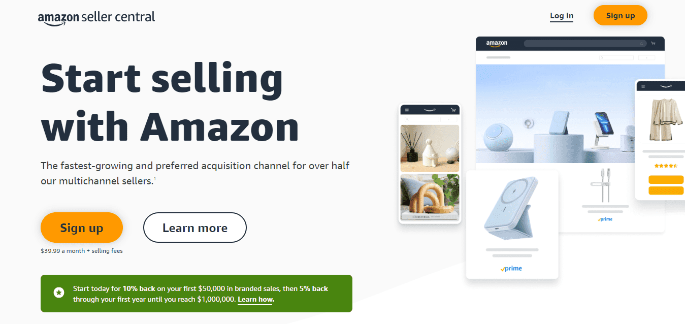 sell on amazon