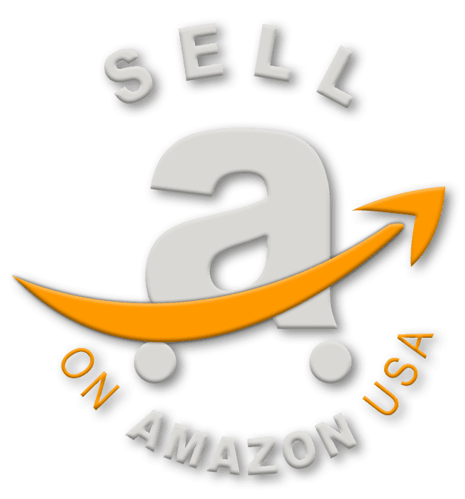 sell on amazon logo white - How to sell on Amazon USA, best products to sell on Amazon, Amazon seller fees