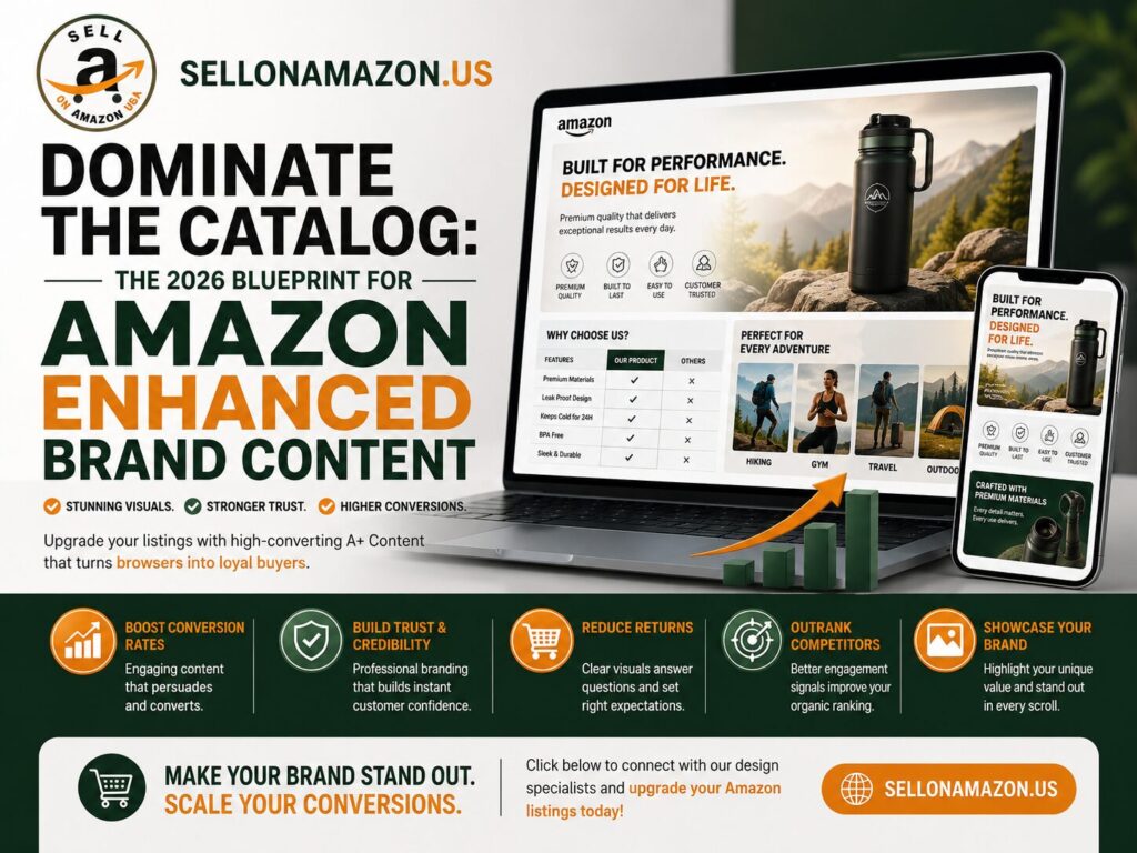 Read more about the article Dominate the Catalog: The 2026 Blueprint for Amazon enhanced brand content